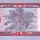 Liberia 50 Dollars v.2022 UNC P-76 - pikkukuva 2