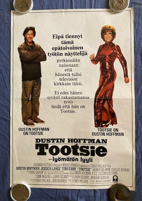 Pollack: Tootsie. Dustin Hoffman. Elokuvajuliste.
