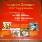 LOS FABULOSOS 3 PARAGUAYOS - Vol.1 - LP 1974 latin folk MINT - pikkukuva 2