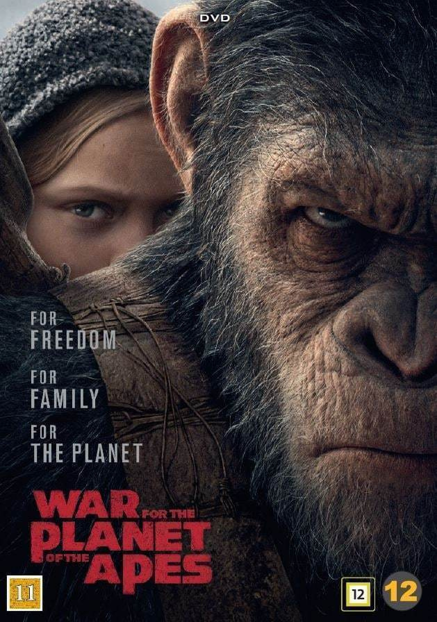 War for the Planet of the Apes DVD