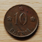 Suomi,10 Penniä 1920 - pikkukuva 2