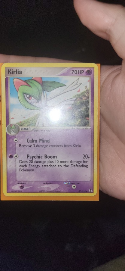 Kirlia #47 Pokemon Delta Species card