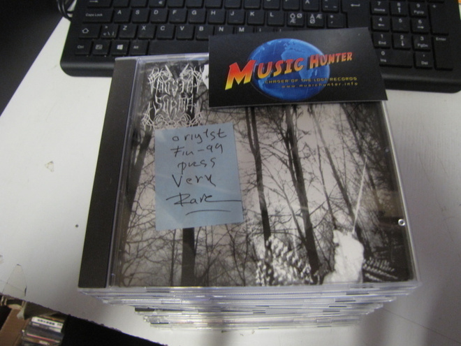 MUSTA SURMA - RIENA CD 1.PAINOS SUOMI '99