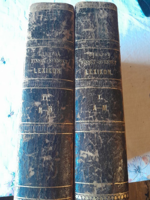 elias lönnrot suomalais-ruotsalainen sanakirja v 1873 1-2