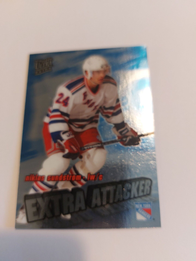 1995-96 Ultra Extra Attackers #18 Niklas Sundstrom