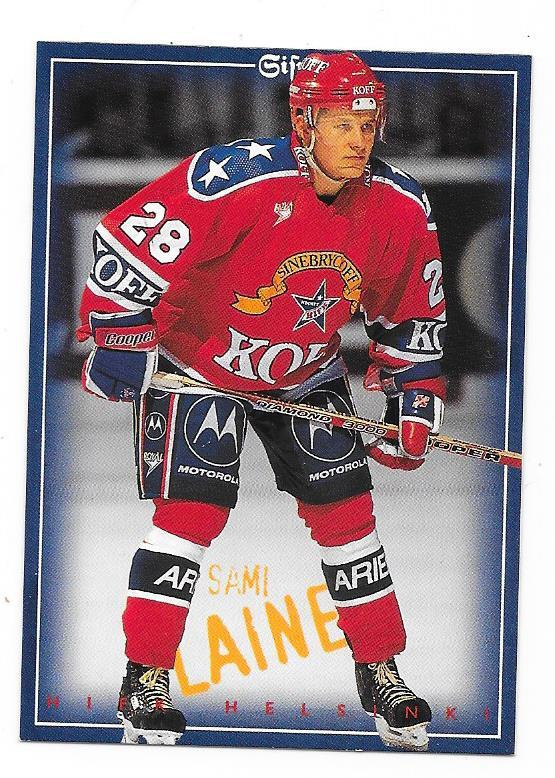 1996-97 Sisu Redline #7 Sami Laine HIFK