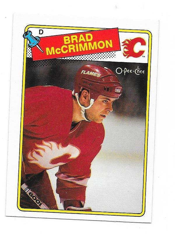 1988-89 OPC #178 Brad McCrimmon Calgary Flames