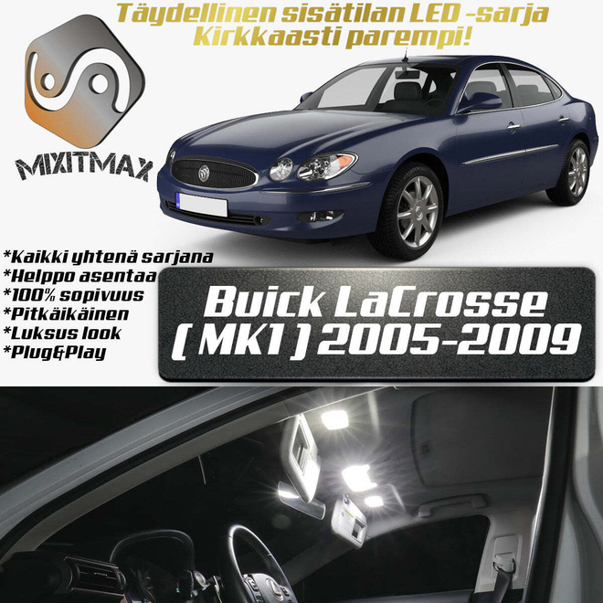 Buick LaCrosse (MK1) Sisätilan LED-sarja 14-osai