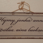 Hymy, jonka annat, palaa aina luoksesi kyltti AmandaB - pikkukuva 1