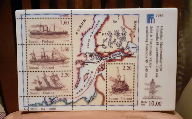 Arabia, Torsten Ekström, Finlandia 88 laatta