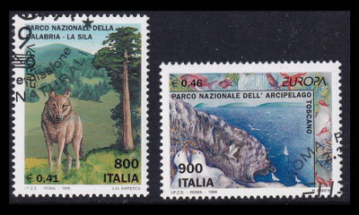 Italia 2620-1 o Europa kansallispuistot (1999)