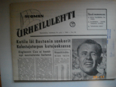 Suomen Urheilulehti Nro 43/1954 (25.2)