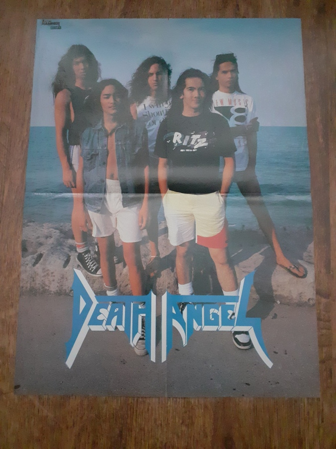Death Angel/Kai Hansen juliste Metal Hammer