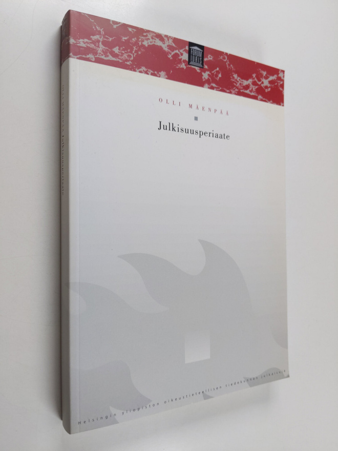 Olli Mäenpää : Julkisuusperiaate (tekijän omiste)