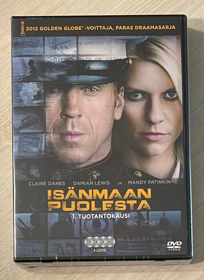Isänmaan puolesta: Kausi 1 (4DVD) Claire Danes (UUSI)