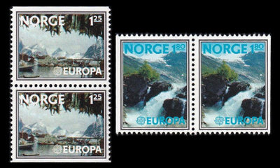 Norja 742-3 ** Europa (1977)