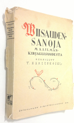 Toivo Hämeenkoski : Viisaudensanoja maailmankirjallisuudesta