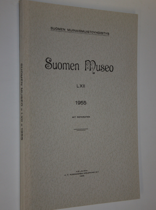 Suomen museo LXII 1955