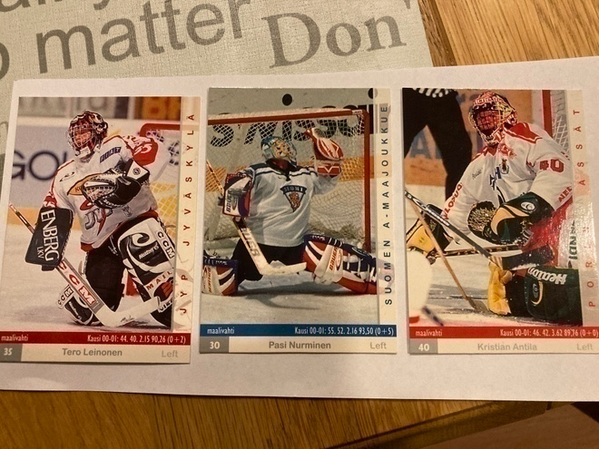Cardset 2001-02 0,25e kpl