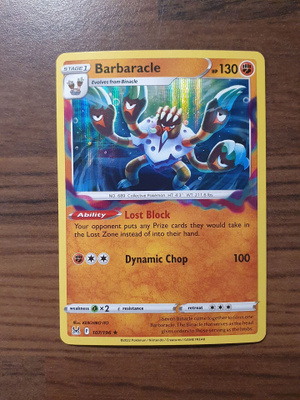 Pokemon Barbaracle 107/196 Holo Rare