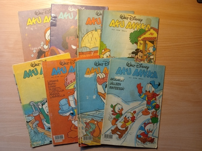 Aku Ankka lehtiä vuodelta 1993