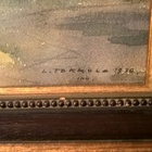taulu Lassi Tokkola 1930 Maisema Inosta - pikkukuva 3