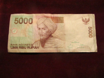 5000 rupiah 2015 Indonesia