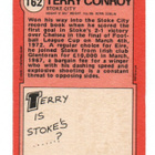 Purkkakuva Jalkapallo n:o 162 TERRY CONROY. Stoke City - pikkukuva 2