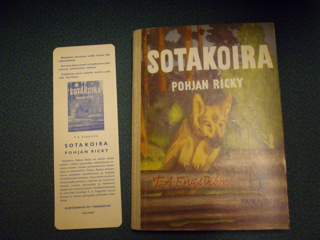 T. A. Engström: Sotakoira Pohjan Ricky (1.p.1958) Sis.pk:t