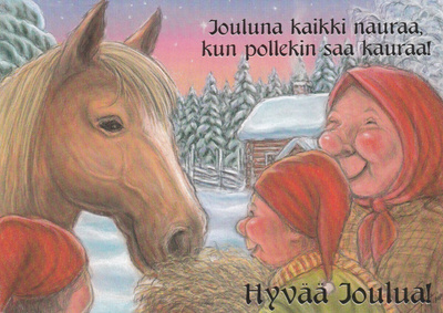 TERHO PELTONIEMI - HEVOSELLE KAURAA