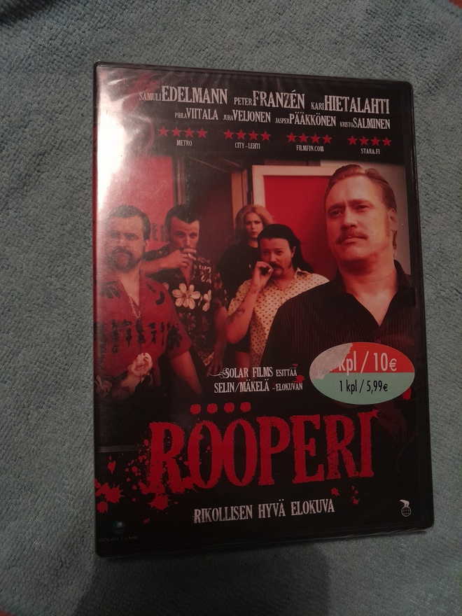 Rööperi dvd,samuli edelmann
