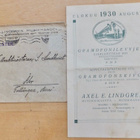 VANHA Levyluettelo Musiikkikauppa Lindgren 1930 +Alkup Kuori - pikkukuva 1