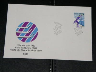 Hiihdon MM 1989 FDC