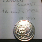Cayman saaret 10 cents 1996, km#89a - pikkukuva 1