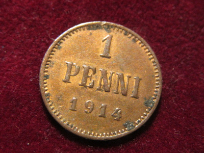 1 penni 1914