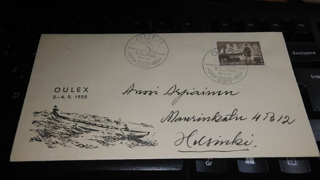 Oulu Oulex FDC kuvakuori 26/10