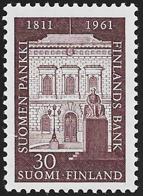 1961 Suomen pankki 150 vuotta ** LaPe 542
