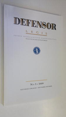 Defensor legis n:o 5/2009