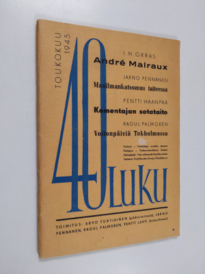 40-luku : toukokuu 1945