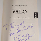 M. John Harrison : Valo (signeerattu) - pikkukuva 3