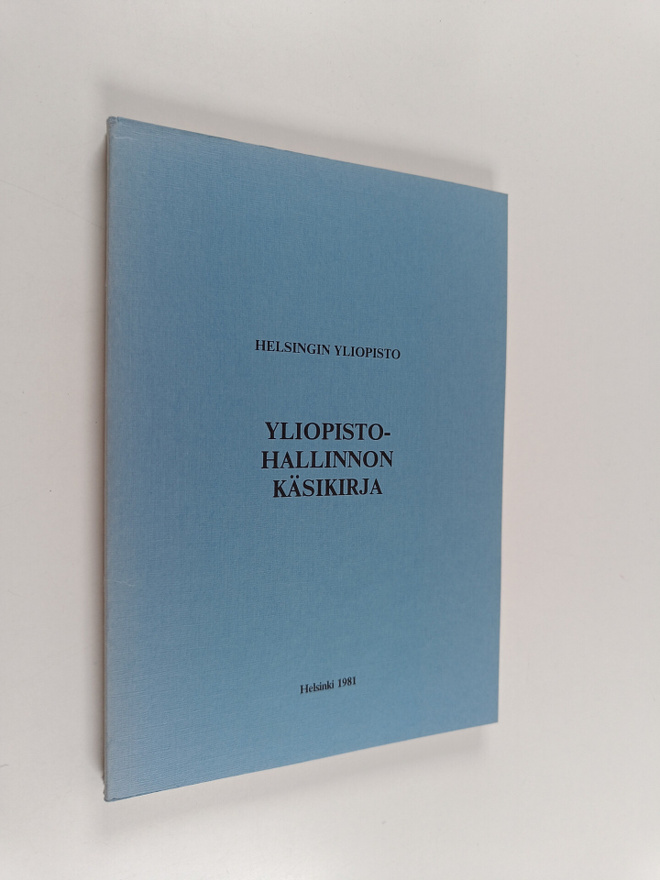 Yliopistohallinnon käsikirja