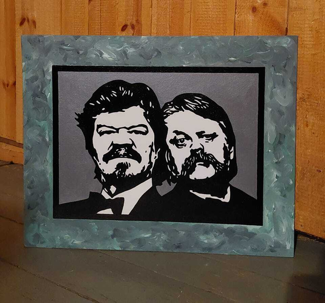 M.A. Numminen & Pedro Hietanen - taulu