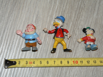Walt Disney figuureja 60-luvulta