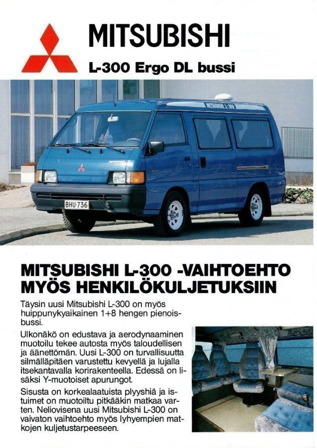 Mitsubishi L-300 Bussi -esite, 1988