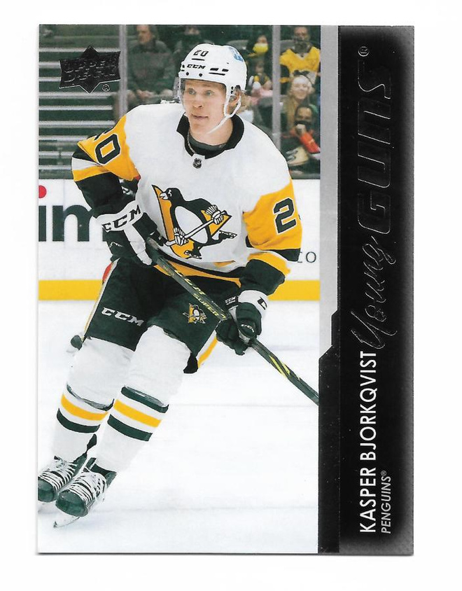 2021-22 Upper Deck Young Guns #714 Kasper Björkqvist