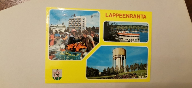 Lappeenranta, kulkenut postikortti