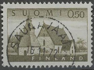 M63 1963  50p Lammi x3Ha lähes loisto SAUNAVAARA