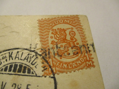 1928 Kanteenmaa rivil + Punkalaidun kortti
