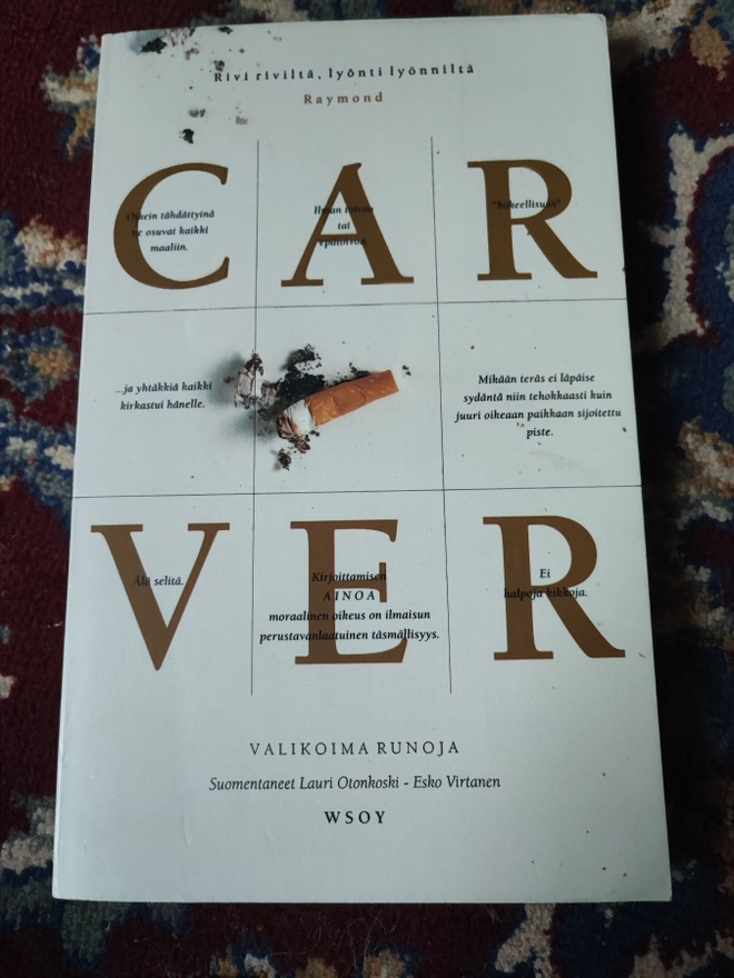 Raymond Carver Rivi riviltä, lyönti lyönniltä