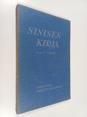 Kersti Bergroth : Sininen kirja 1/1930